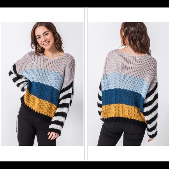 NEW 🍂💙LOVELY KNIT SWEATER - Picture 6 of 7